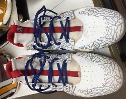 ANTHONY RIZZO Cubs 2018 game used cleats PICS OF RIZZO WEARING CLEATS SHOWN
