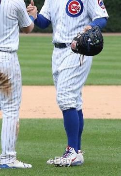 ANTHONY RIZZO Cubs 2018 game used cleats PICS OF RIZZO WEARING CLEATS SHOWN