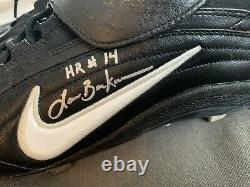 AUTO Lance BERKMAN Houston ASTROS Game Used Cleats NIKE Zoom Air MLB withCOA