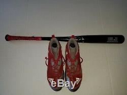 Aaron Altherr Philadelphia Phillies Game Used Bat Game Used Cleats Mlb All Star