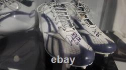 Aaron Hernandez Autographed Game Used Cleats Vs Green Bay Packers 2010 RY