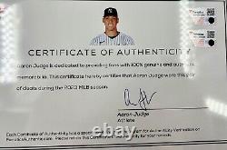 Aaron Judge GU 2x Signed Auto Cleats 2023 Season with Beckett & Fanatics COA