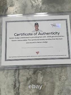 Aaron Judge Signature Player Issued Adidas Cleats NY Yankees Fanatics COA