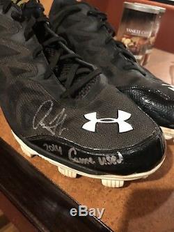 Aaron Judge signed game used cleats