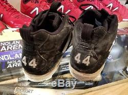 Adam Dunn Game Used Addidas Cleats Cincinnati Reds, White Sox, Nationals