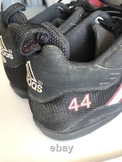 Adam Dunn Game Used Cleats Autographed Signed COA Reds White Sox A's Nationals