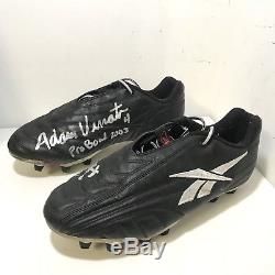 Adam Vinatieri 2003 Pro Bowl Game Used Worn Signed NFL Cleats Shoes Patriots
