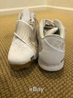 Addison Russell Signed Game Used 2016 All Star Game Cleats (MLB Certified)