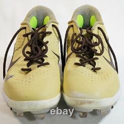 Adrian Morejon 2x Signed Game Used Worn Custom Padres Cleats BAS COA Autograph