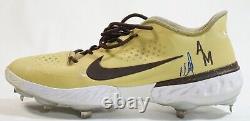 Adrian Morejon 2x Signed Game Used Worn Custom Padres Cleats BAS COA Autograph