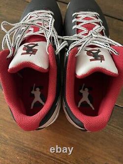 Albert Pujols 2012 Game Issued Used Baseball Cleats Angels Cardinals 700 HRs