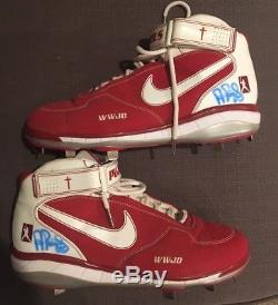 Albert Pujols Game Used Cleats Signed 2x MLB Auth Cardinals Angels