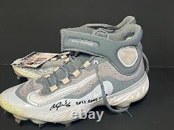 Alek Thomas Arizona Diamondbacks Auto Signed 2023 Game Used Cleats \