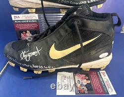 Alex Gonzalez Signed 2003 World Series Game Used Cleats JSA AU08452 & 3 n9s