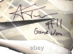 Alex Tanney Tennessee Titans Game Worn Used Signed Nike Field General Cleats