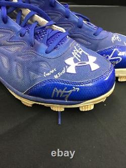 Alex Verdugo Dodgers Boston Red Sox Signed Game Used Cleats Psa Ah22076 / 77