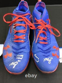 Alex Verdugo Dodgers Boston Red Sox Signed Game Used Cleats Psa Ah22081 / 80