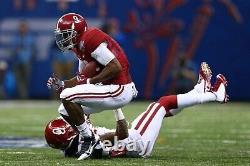 Amari Cooper Game Used 2014 Sugar Bowl Football Cleats Alabama Oklahoma