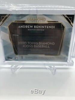 Andrew Benintendi 2020 Topps Diamond Icons Game Used/autograph Cleat 1/3