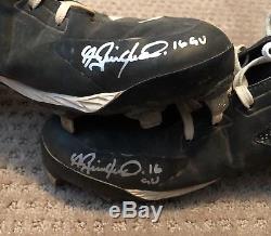 Andrew Benintendi GAME USED 2016 CLEATS game worn SIGNED auto RED SOX