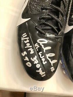 Andrew Luck Game Used Signed Cleats NFL Indianapolis Colts