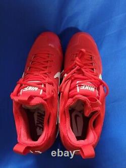 Andrew Miller Autographed Dual Signed Team/Player Issued Nike Cleats CARDINALS