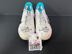 Andy Pages Los Angeles Dodgers Auto Signed 2022 Game Used Cleats