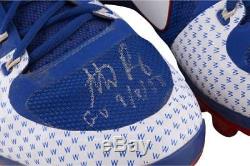 Anthony Rizzo Chicago Cubs Autographed Game-Used Cleats from & GU 9-3-17 Insc
