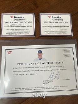 Anthony Rizzo Cubs Game Used Cleats Fanatics/ MLB Cert