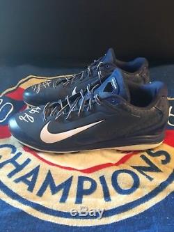 Anthony Rizzo Game Used Signed Cleats Chicago Cubs Beckett COA