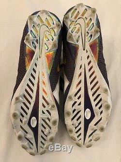 Arden Key LSU Tigers Autographed Game Used 2017 Cleats JSA COA