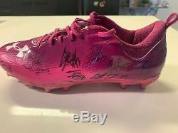 Arizona Cardinals Signed Autograph Game Used Cleats Larry Fitzgerald Auto