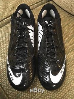 Atlanta Falcons Desmond Trufant signed Game Used Worn NFL cleats withinsc FANATICS