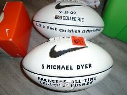 Auburn Tigers Football Micahel Dyer Game Used BCS Championship Cleats and more
