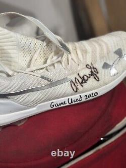 Austin Hays Game Used And Autographed Cleats Baltimore Orioles 2020