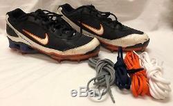 Authentic Mlb Certified Game-used Ny Mets David Wright Nike Cleats 08/11/08