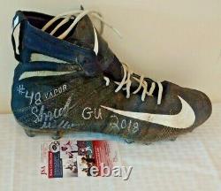 Autographed Signed PENN STATE Football GAME USED Cleat 2018 SAHREEF MILLER JSA