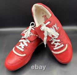 Baseball cleats player issued Cincinatti Reds 1990's Pony 4549-1 MLB Size 11