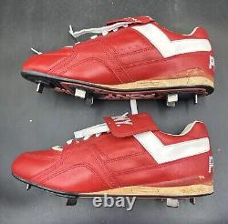 Baseball cleats player issued Cincinatti Reds 1990's Pony 4549-1 MLB Size 11