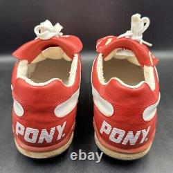 Baseball cleats player issued Cincinatti Reds 1990's Pony 4549-1 MLB Size 11