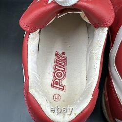 Baseball cleats player issued Cincinatti Reds 1990's Pony 4549-1 MLB Size 11