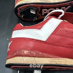 Baseball cleats player issued Cincinatti Reds 1990's Pony 4549-1 MLB Size 11