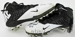 Bears Jared Allen Authentic Signed 12/6/15 Game Used Nike Cleats PSA #AC48282