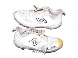 Ben Joyce 2023 Los Angeles Angels #44 Game Worn Used Signed New Balance Cleats