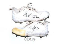 Ben Joyce 2023 Los Angeles Angels #44 Game Worn Used Signed New Balance Cleats