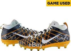 Ben Roethlisberger Auto Game-Used Cleats vs. Dolphins on 1/18/17 Fanatics