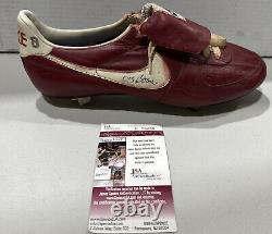 Bob Boone Game Used Signed NIKE Vintage Baseball Cleat Phillies Auto JSA