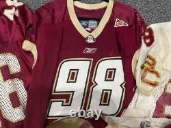 Boston College NCAA Game Worn & Issued Football Jersey Lot helmet cleats used BC