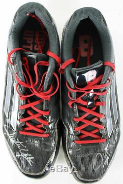 Braves Justin Upton Authentic Signed Game Used Adidas Custom Cleats PSA/DNA