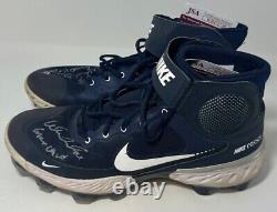 Braves WILLIAM CONTRERAS Signed 2022 Game Used Nike React Cleats #15 AUTO JSA